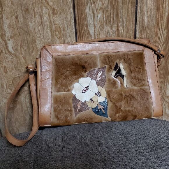 Vintage Nature Pattern Shoulder Bag - Picture 1 of 7